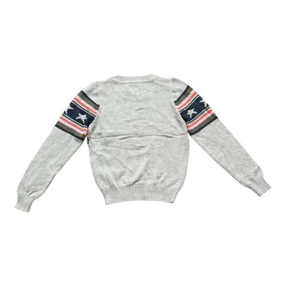 Chaser Brand Stars & Stripes Heather Gray Sweater Women’s Size Small - Picture 2 of 10